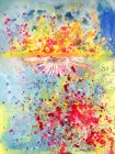 宇宙大爆炸Love09 _纸本設色_46×34cm_2017_潘柬芝_ Universe Boom x Love _Color on Chinese Paper_PoonKanChi