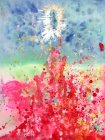 宇宙大爆炸Love011 _纸本設色_46×34cm_2017_潘柬芝_ Universe Boom x Love _Color on Chinese Paper_PoonKanChi